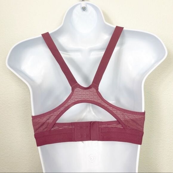 Lululemon Awake To Lace Bra Plumful/Smoky Blush Minimal Seams Molded Cups Sz 32B - Picture 6 of 9